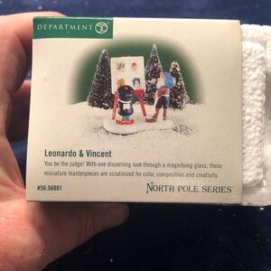Leonardo&Vincent North Pole Series #56.56801 elf artists